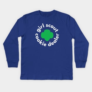 Girl Scout Cookie Dealer Funny Gifts Kids Long Sleeve T-Shirt